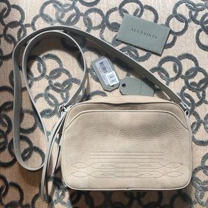 🤩ALL SAINTS🤩 Cooper Camera Bag in Cement Gray